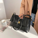 Crocodile Pattern PU Leather Handbag Ladies One Shoulder Messenger Bag