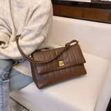 Crocodile Pattern PU Leather Handbag Ladies One Shoulder Messenger Bag