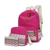 Ethnic Women Backpack High Canvas Backpacks Kids School Bags for Girls