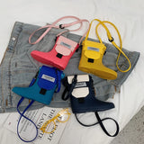 Women's Mini Shoulder Bag with Rain Boots Shape
