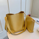 PU Leather Messenger Bag Large Composite Bag Ladies Shoulder Bag