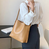 PU Leather Messenger Bag Large Composite Bag Ladies Shoulder Bag