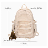 Large Capacity Mesh Travel Backpack Solid Nylon School Bag Student Laptop