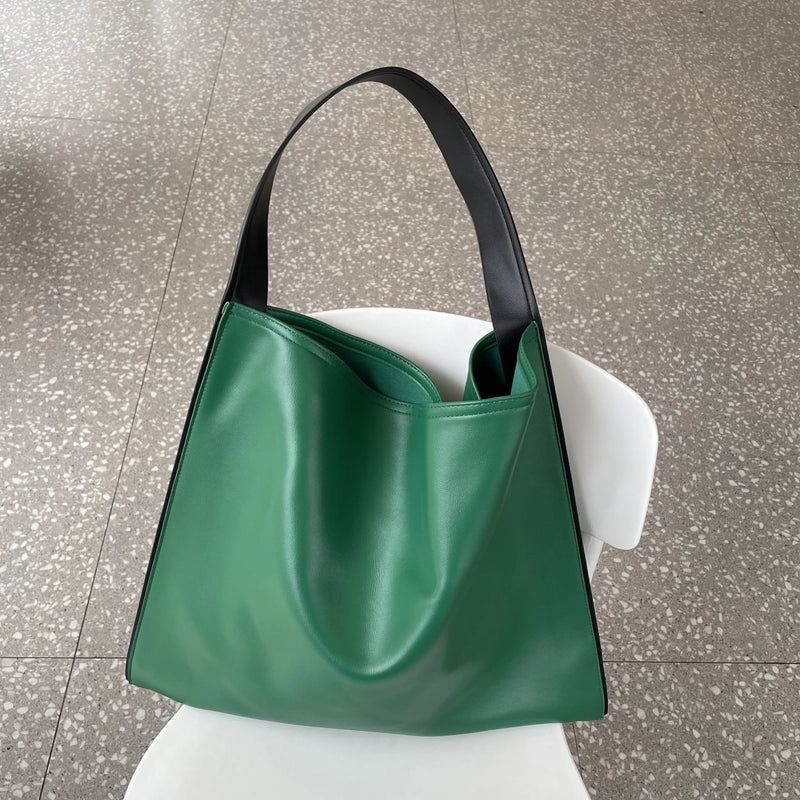 Women's Shoulder Bag Soft PU Leather Large Handbag