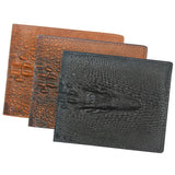 Men Wallet Leather Short Purse Billetera Hombre Vintage Crocodile Bag