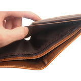 Men Wallet Leather Short Purse Billetera Hombre Vintage Crocodile Bag