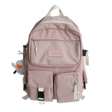 Canvas Women Backpack Student Schoolbag Mochila