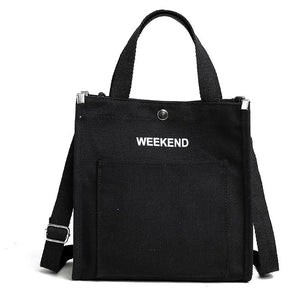 Canvas Shoulder Bag for Women, Large Capacity Messenger Handbag