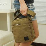 Canvas Diagonal Bag Men's Outdoor Shoulder Wallet