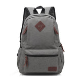 Neutral Solid Oxford Backpack for School