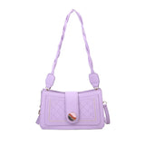 PU Leather Small Square Bag Chain Bag Women's Shoulder Messenger Bag