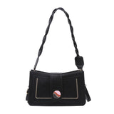 PU Leather Small Square Bag Chain Bag Women's Shoulder Messenger Bag