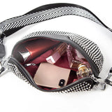 Rhinestone Inlaid Diamond Messenger Bag Waist Chest Bag
