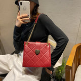 Women Leather Shoulder Crossbody Bag Underarm Handbag