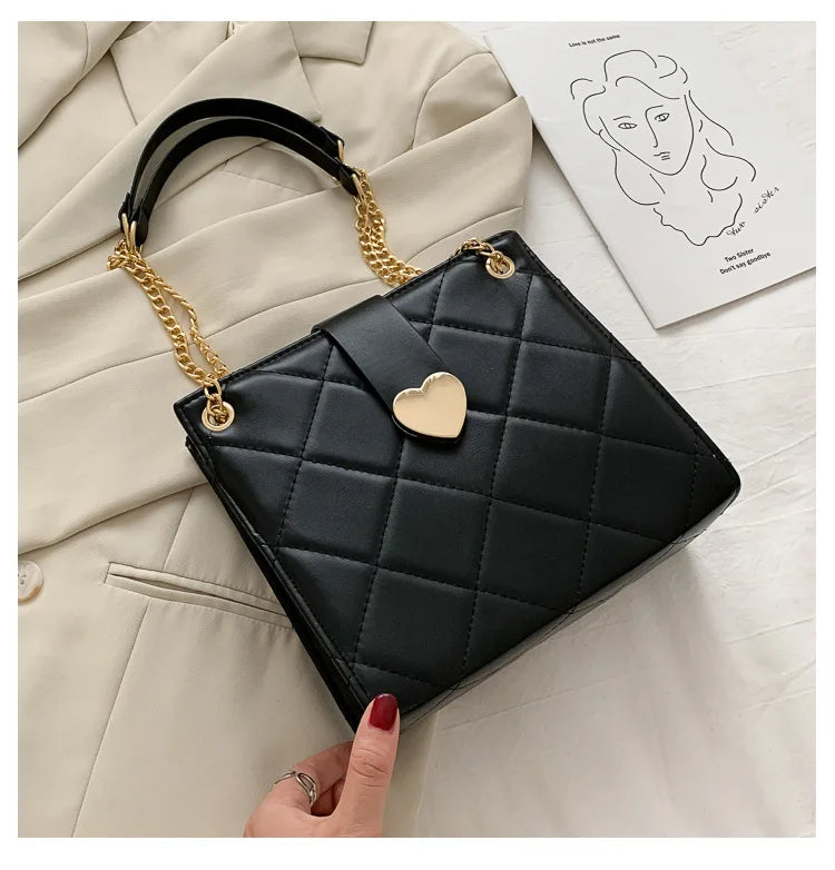 Women Leather Shoulder Crossbody Bag Underarm Handbag
