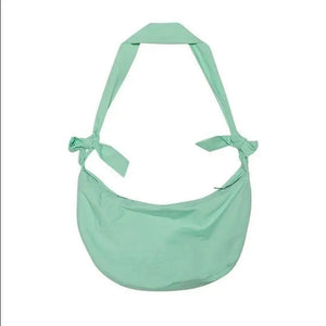 Canvas Shoulder Bag Crossbody Student Girl Small Crescent Shape Dumpling Bag