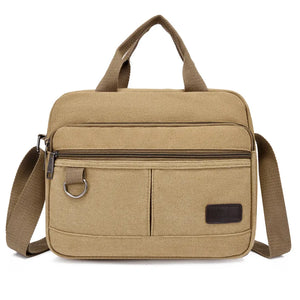 Canvas Shoulder Bag Casual Messenger Bag Handbag