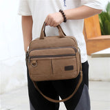 Canvas Shoulder Bag Casual Messenger Bag Handbag
