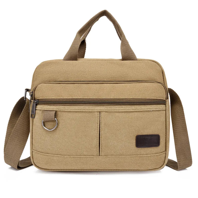 Canvas Shoulder Bag Casual Messenger Bag Handbag