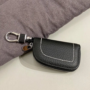 Leather Wallet with Key Pack, Men's & Women's Multi-functional Storage Bag