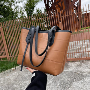 Soft Texture Ladies Shoulder Bag with Large Capacity