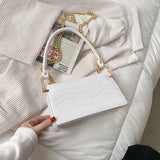 Western Shoulder Bag Crocodile Pattern Handbag