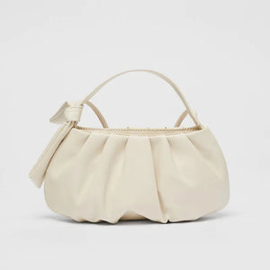 Women's Fold Bag with Bow Knot - Mini Crossbody Shoulder Bag