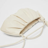 Women's Fold Bag with Bow Knot - Mini Crossbody Shoulder Bag