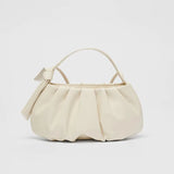 Women's Fold Bag with Bow Knot - Mini Crossbody Shoulder Bag