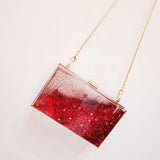 Transparent Liquid Bag Female Mini Clutch Bag