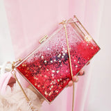 Transparent Liquid Bag Female Mini Clutch Bag