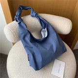 Lazy Nylon Tote Bag - Ins Style Messenger Bag Female