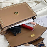 PU Ladies Shoulder Bag with Adjustable Strap and Built-in Compartment
