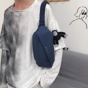 Men's Travel Chest Bag Boys Nylon Short