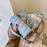 Western Girl Messenger Bag Rhombus Chain Small Square Bag