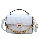 Western Girl Messenger Bag Rhombus Chain Small Square Bag