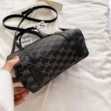 Plaid Ladies Shoulder Bag Soft PU Long Shoulder Strap Shopping Messenger Bag