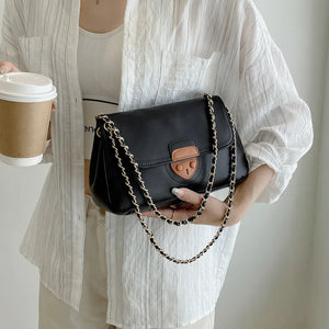 Pure Chain Shoulder Handbag Messenger Large Capacity Tote Bag
