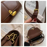 Retro Messenger One-Shoulder Bag
