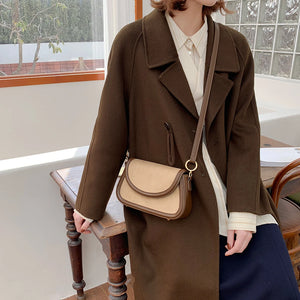 Female Retro Niche Underarm Saddle Bag Messenger