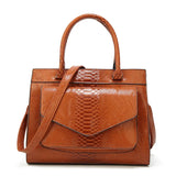 Snakeskin Portable Bag Women's Shoulder Handbag