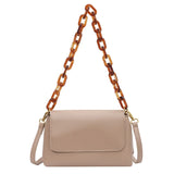 Retro Hand Chain Small Square Bag Soft Leather Shoulder Bag
