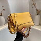 Retro Hand Chain Small Square Bag Soft Leather Shoulder Bag