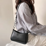 Spring Retro Small Square Shoulder Bag Texture Messenger Bag