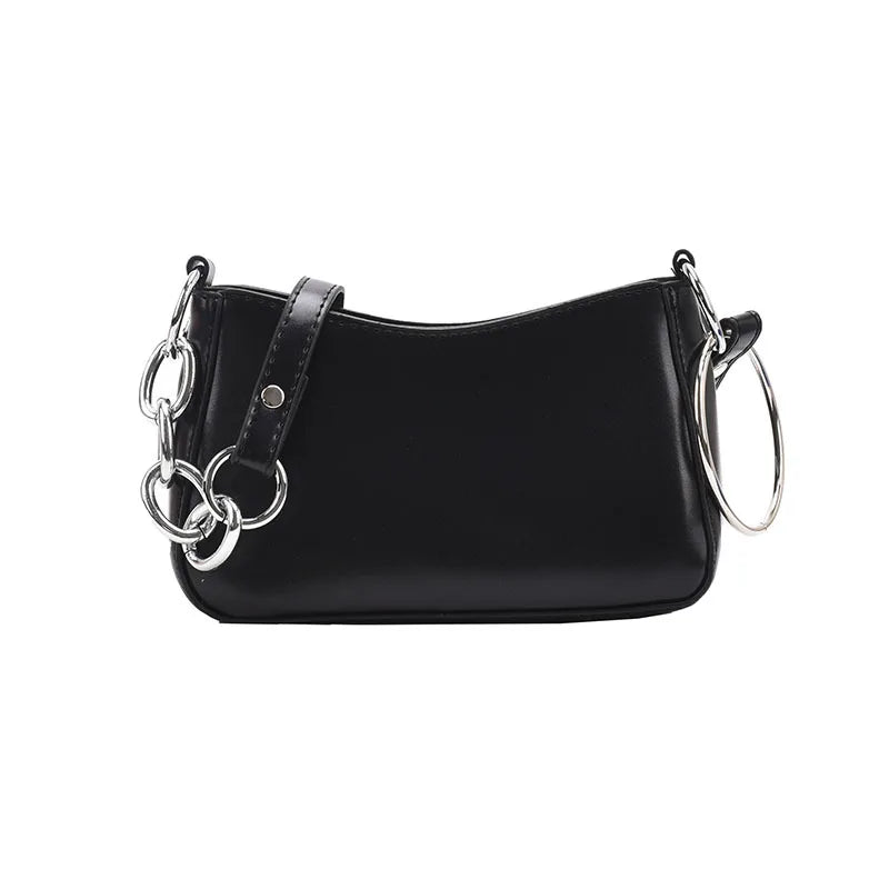 Spring Retro Small Square Shoulder Bag Texture Messenger Bag