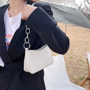 Spring Retro Small Square Shoulder Bag Texture Messenger Bag