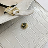 Stone Grain Shoulder Bag for Women, Adjustable Strap, All-Match Party Bag