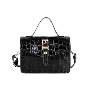Stone Grain Shoulder Bag for Women, Adjustable Strap, All-Match Party Bag