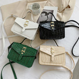 Stone Grain Shoulder Bag for Women, Adjustable Strap, All-Match Party Bag