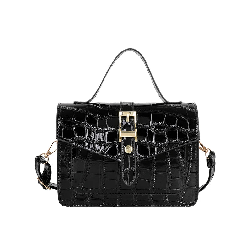 Stone Grain Shoulder Bag for Women, Adjustable Strap, All-Match Party Bag